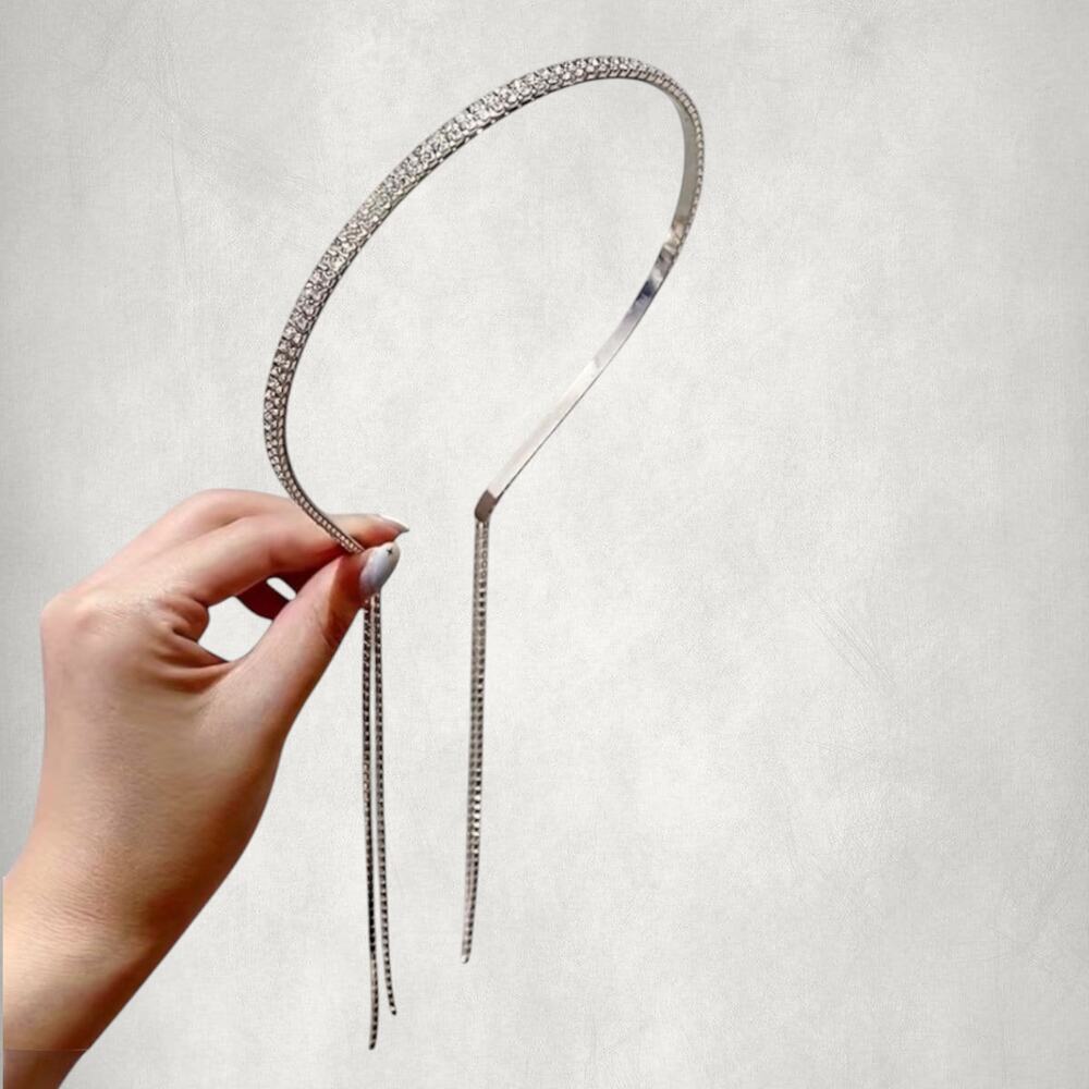 2 Row Bling Rhinestone Hairband